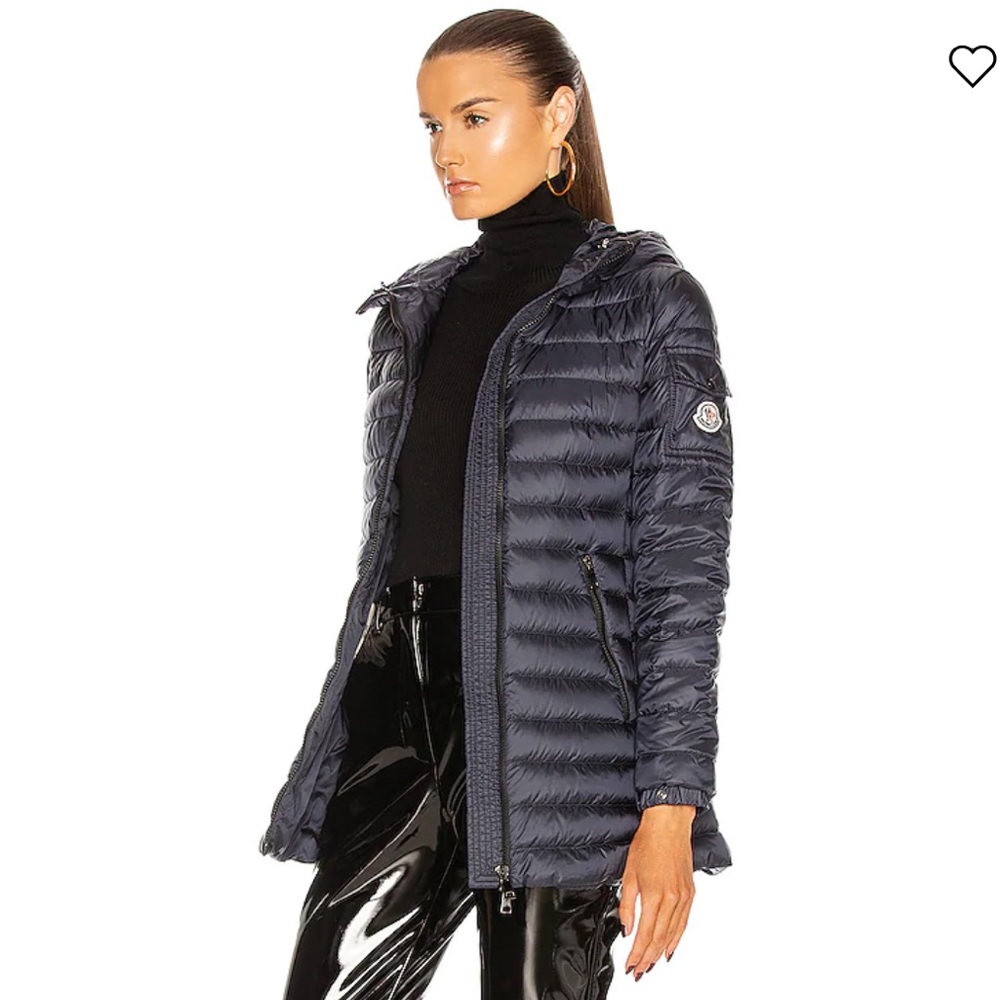 NEW Moncler Menthe Short Parka black